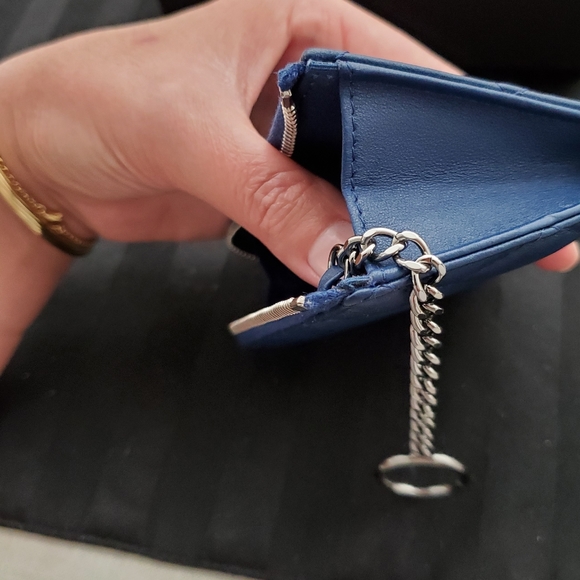 💕Traded💕CHANEL Lambskin Keyholder Card Holder - Picture 6 of 9